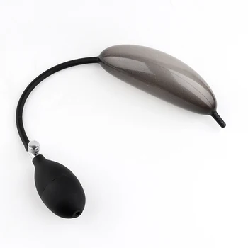 Pump up silicone Beaded Urethral Insert Cum-Thru Penis Plug Adult Sex Toys Inflatable Sound Trainer Set pleasurable sensations 3