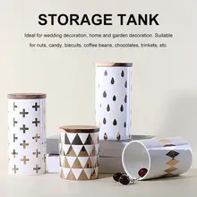 Герметичный керамический контейнер для хранения с крышкой для специй, контейнер для еды с крышкой, бутылка для кофе, чая, Caddy, кухонный инструмент для хранения