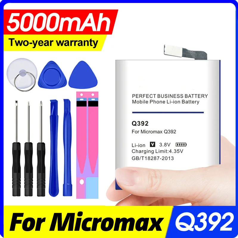 

5000mah Micromax Q392 Battery for Mobile Phone