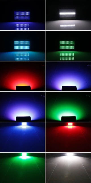 Luce Stroboscopica Party 204 LED - Disco Ball Con Telecomando E Attivazione Suono