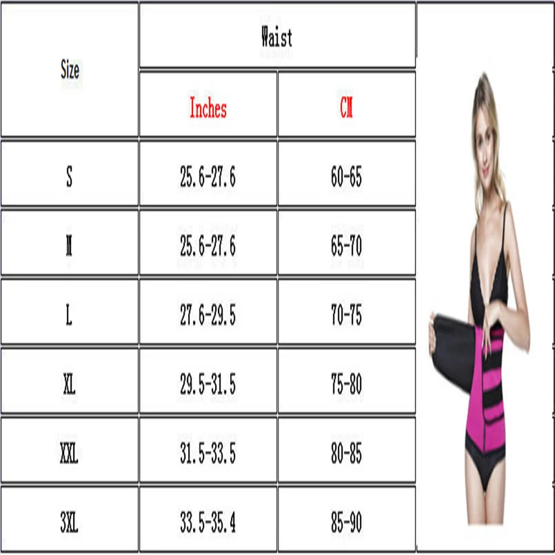 Abdominal body shaping sports plastic waist sweat belt waist belt trimmer belt neoprene fat burning sauna waist trainer 30O22 (27)