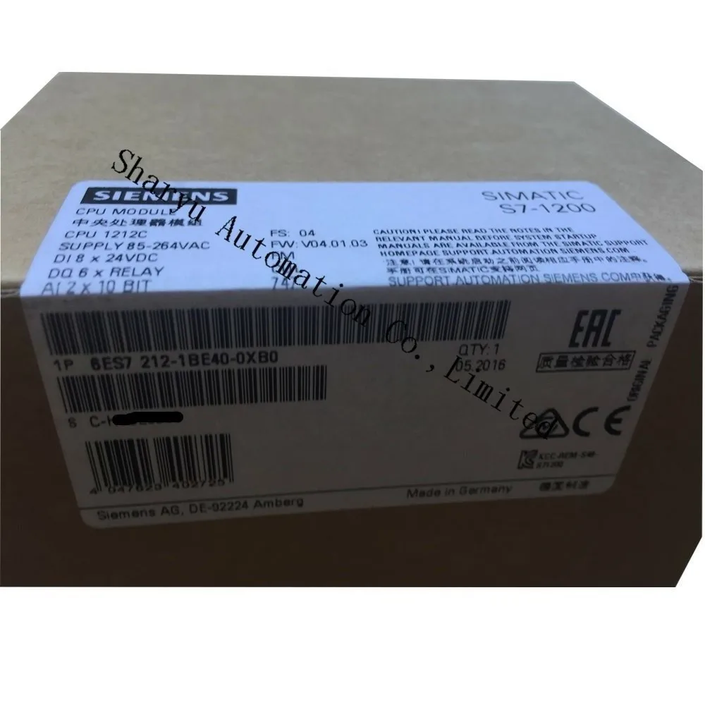 Оригинальный SIMATIC S7 1200 CPU 1212C модуль 6ES7212 1BE40 0XB0 Siem Compact s7 6es7212 1be40 0xb0 гарантия 1