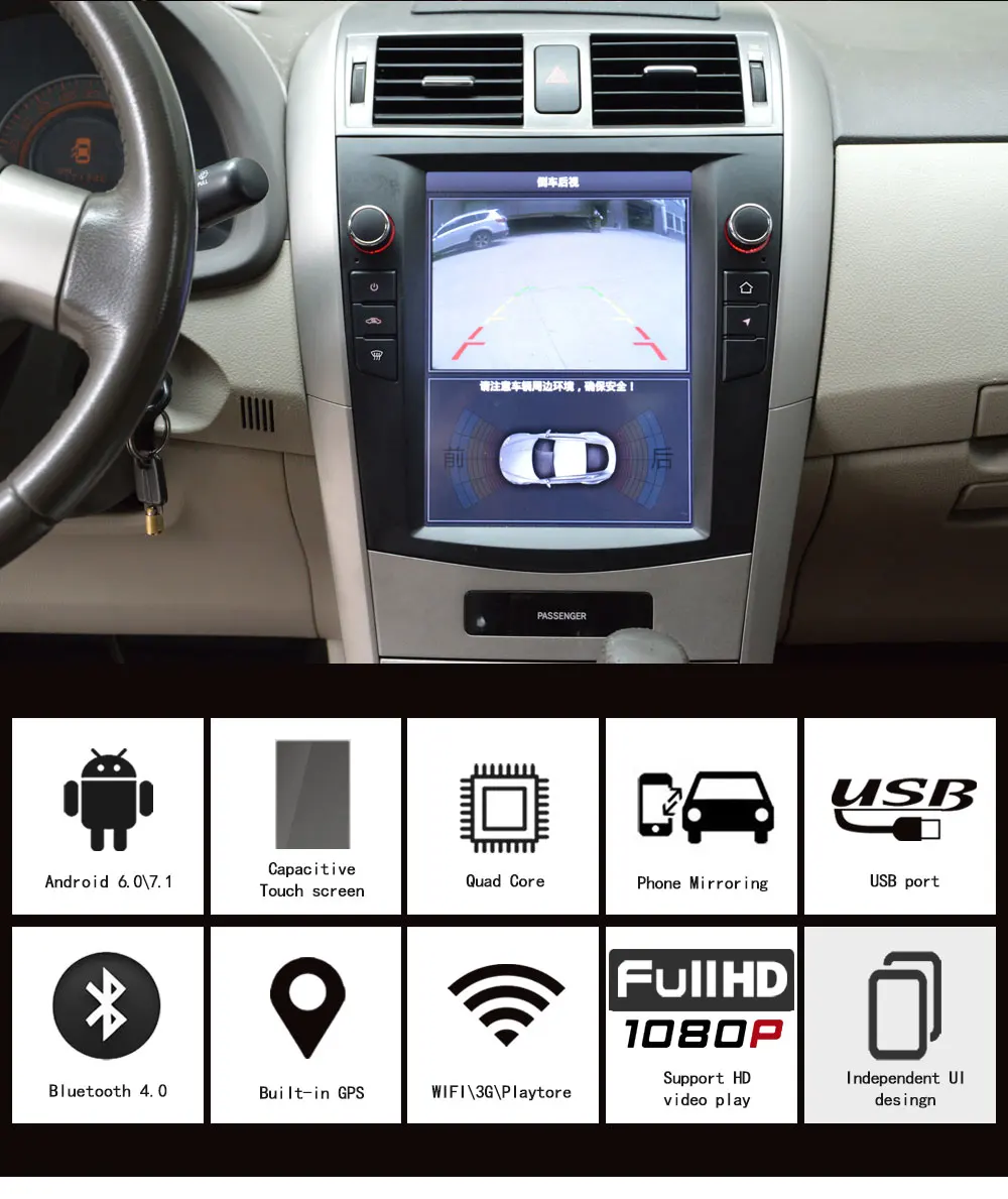 Clearance Krando Android 7.1 10.4" Tesla Vertical screen car multimedia player GPS for toyota Corolla 2008-2012 radio navigation system 1 Clearance Krando Android 7.1 10.4" Tesla Vertical screen car multimedia player GPS for toyota Corolla 2008-2012 radio navigation system 1
