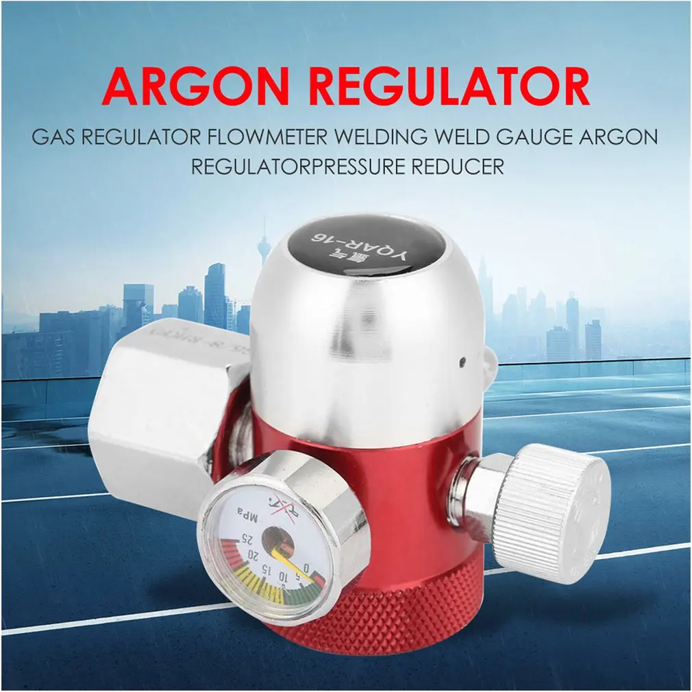 0-25Mpa Argon Regulator Co2 Mig Tig Flowmeter Gas Regulator Flowmeter Welding Table Argon Regulator Pressure Reducer