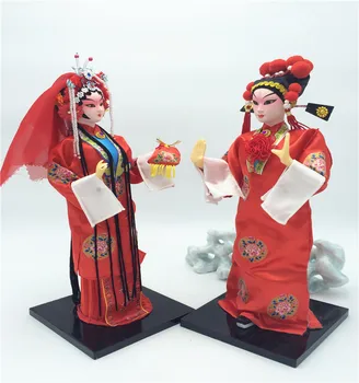 

Artesanías tradicionales de China de la novia y el novio de la princesa la novia y el novio