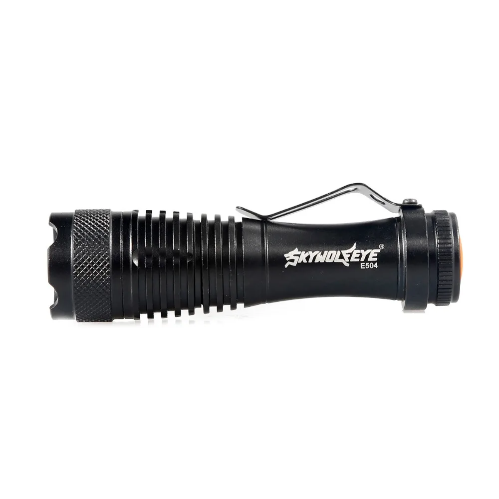 6pcs Mini Q5 7W 2000Lm LED Flashlight Torch Lamp Adjustable Focus Zoom Light Zoomable#2e27