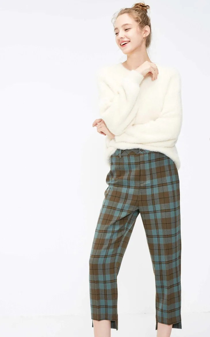 Vero Moda зимние женские длинные клетчатые брюки | 31916J514