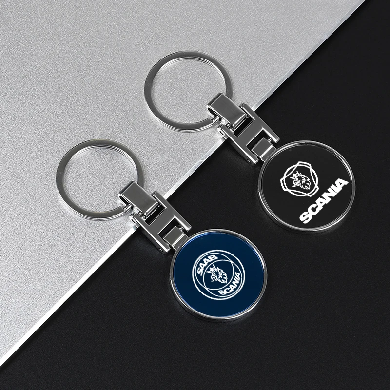 NewAlloyCarKeyRingUniversalQualityKeychainforScaniaK250K280