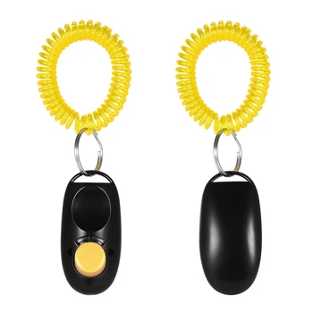 

Pet Dog Ultrasonic Whistle Training with Keychain for Clicker Silent Bark Control Lanyard Dogs Cat Training Kit