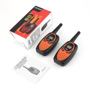 

Portable 2 Pieces Walkie Talkie Two-way Radio Wireless Interphone With LCD Screen Display Adjustable Volume Control Belt Clip