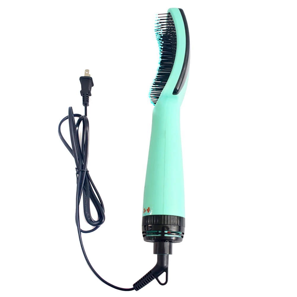 

Portable One Step Hair Dryer with Brush Hot Air Brush Electric Blow Dryer Comb Hair Straightener Comb Curling Brush