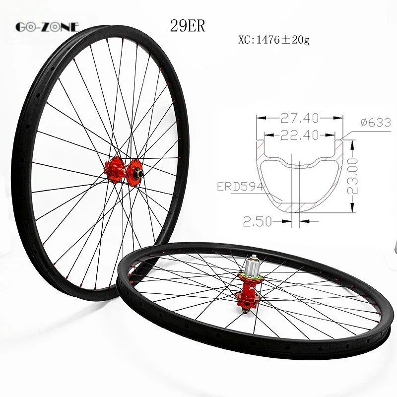 29er mtb велосипед колесная Асимметричная 27,4x23 мм бескамерные mtb Колеса 29 hope 4 boost 110x15 148x12/через ось дисковые колеса столб 1420
