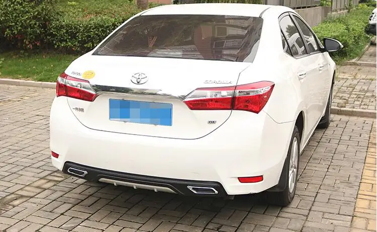 Для Corolla Body kit спойлер 2014 2016 для Toyota ABS задний передний бампер диффузор защитные