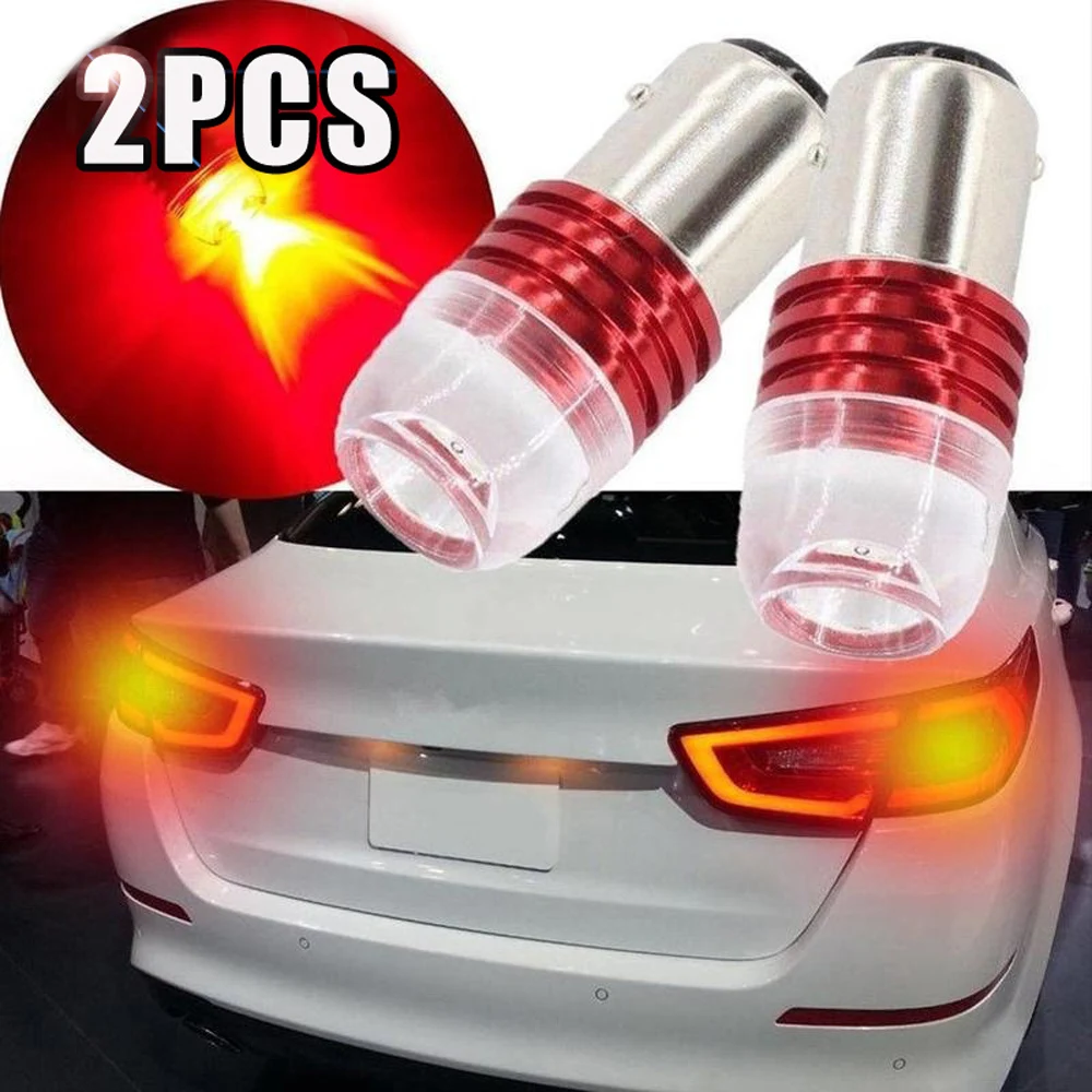 2pcs Motorcycle Light Strobe Flashing 1156 5730 Led Car Tail Brake Light Projector Lamp Bulb