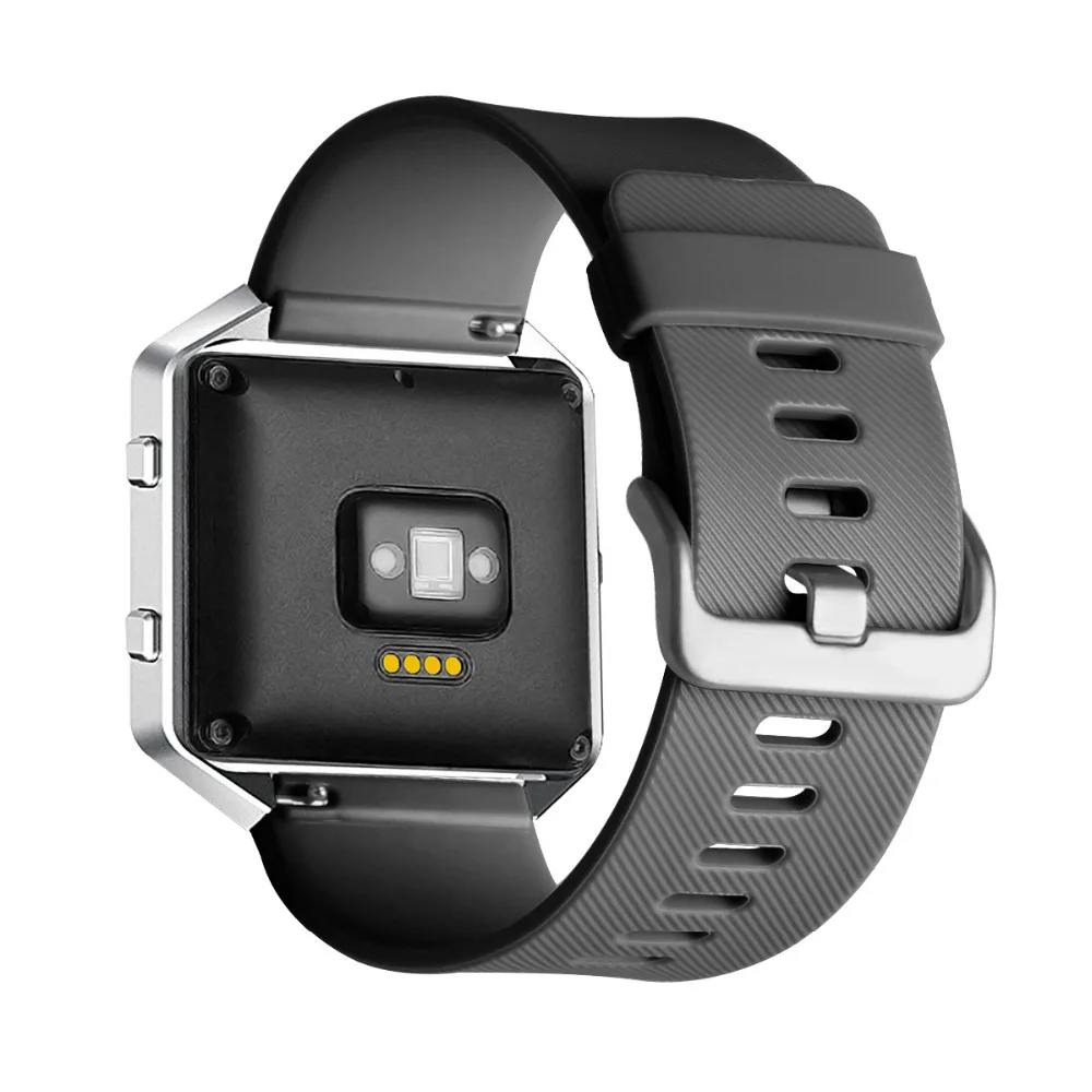 Силиконовый ремешок для fitbit blaze, сменный браслет, браслет на запястье, ремень Correa, умные часы, резиновый ремешок для часов+ металлическая пряжка