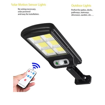 

solar light lamp floodlight reflector Led power garden warm white pole PIR Motion Sensor Waterproof for Outdoor,street,wall,yard