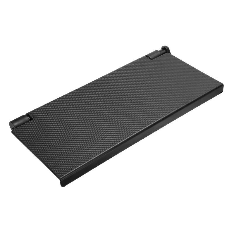 Office Supplies Desktop Screen TV Caddy Screen TOP Shelf Storage Folding Bracket Adjustable Display Shelf Rack Black