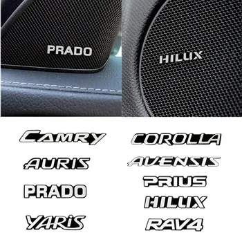 

4pcs 3D Aluminum Badge Emblem Sticker For Toyota corolla chr prado camry rav4 yaris auris prius supra avensis Car-styling