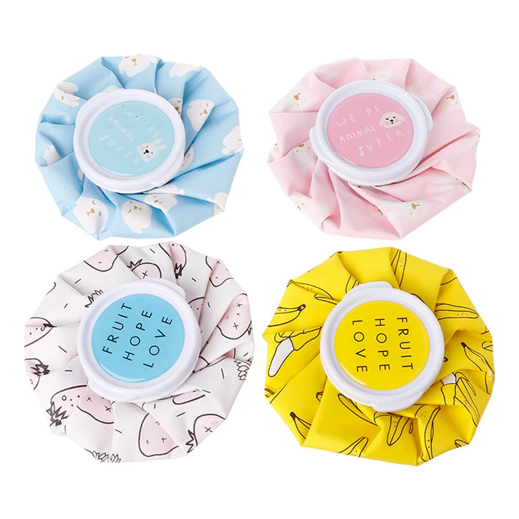 

450ml Small Round Hot Water Bottle Bag Winter Relaxing Heat Therapy Warmer
