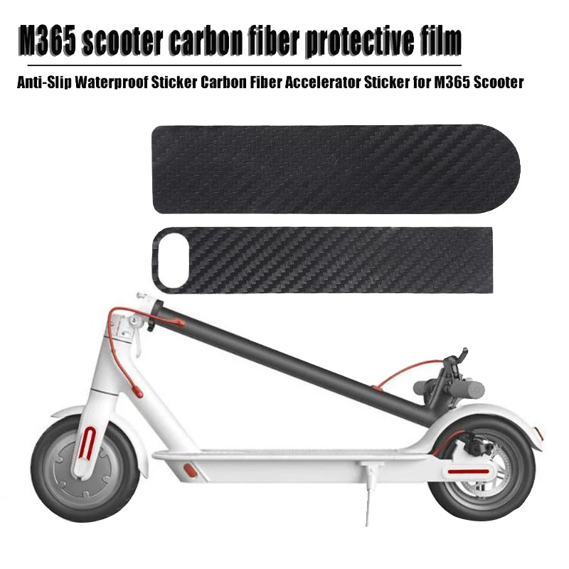 Electric Scooter Panel Carbon Fiber Waterproof Anti-Slip 