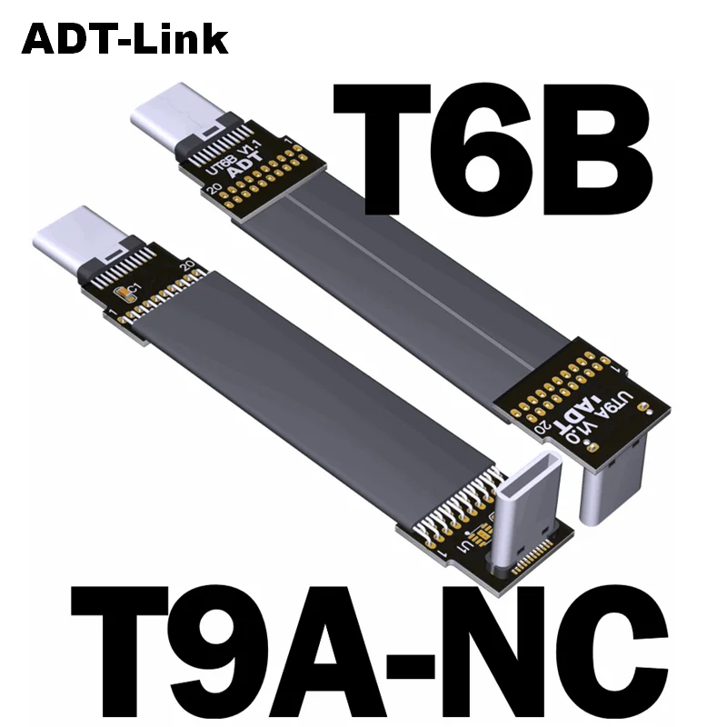 

USBC 3A 20Gbps EMI Shielding Built-in USB Type-c Device To Extend Male/male Flat Cable Gen2x2 20G.bps