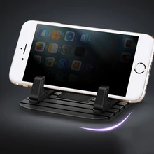 Коврик для телефона, подставка, кронштейн для приборной панели автомобиля, Нескользящий Резиновый коврик, держатель для телефона для huawei, iPhone, samsung, Xiaomi, держатель для телефона