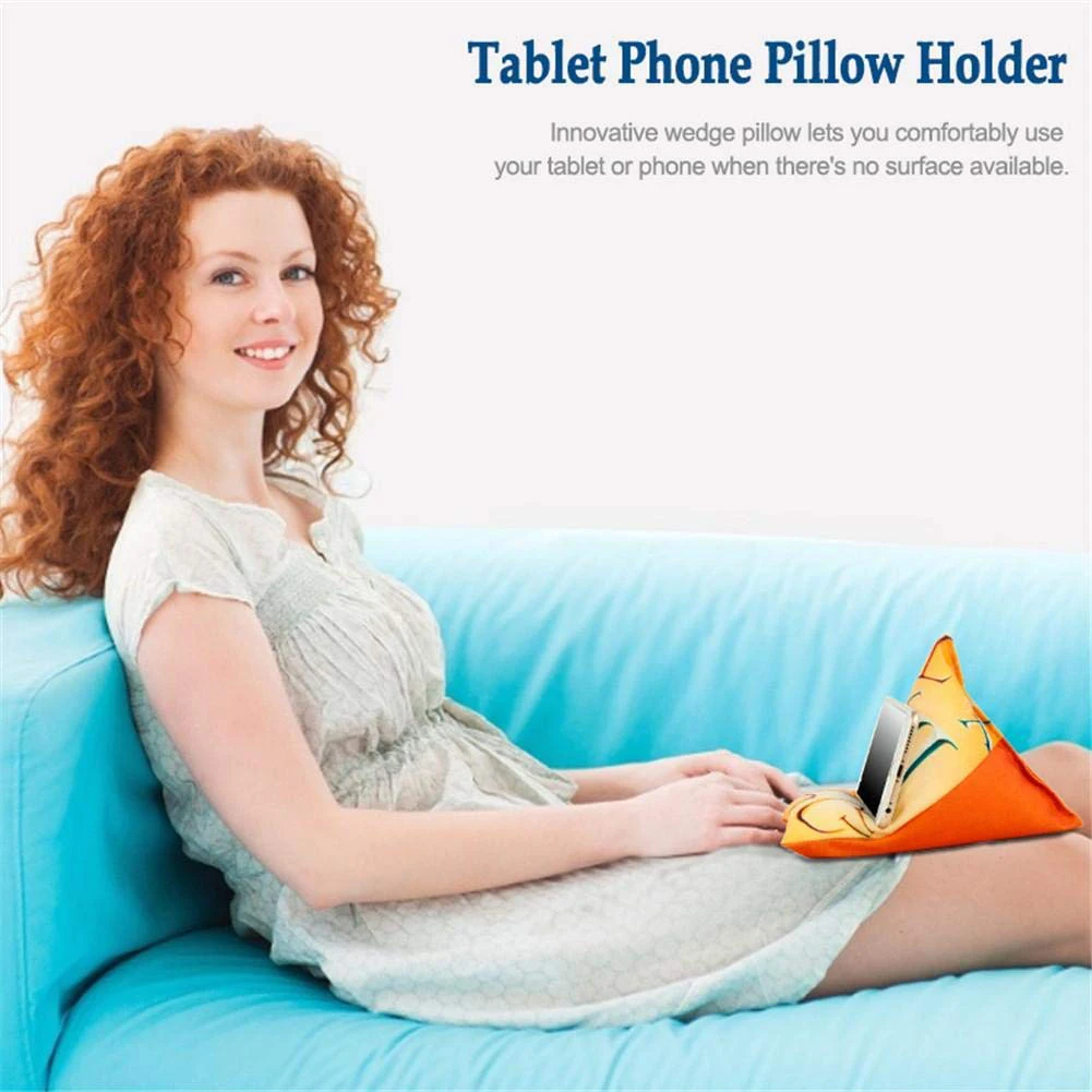  Stand Pillow Tablet Stand Pillow Holder Universal Phone Stands Multi-Angle Soft Pillow for Floor So