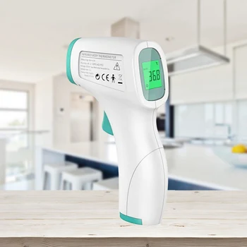 

Home Electronic Digital Infrared Thermometer Gun Girls Boys Adult Fever Thermometer Human Thermometer 32℃-42.9℃