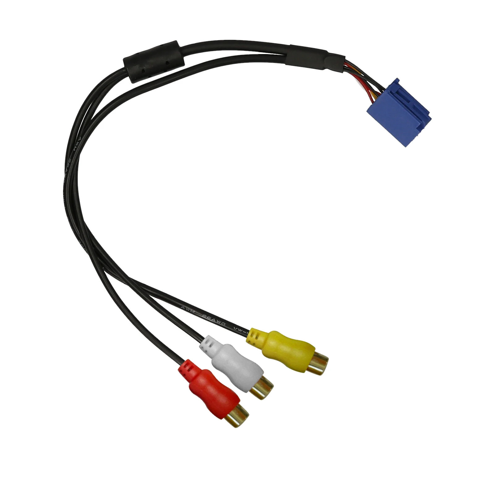 Car RCA Adapter VTR Cable 6 Pin Blue A/V Port Replacement for Toyota | Автомобили и мотоциклы