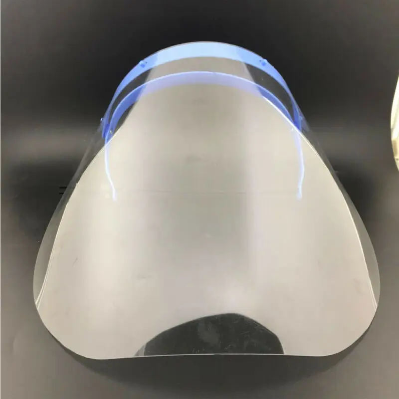

Adjustable Hat Transparent Full Face Shield Plastic Clear Anti-fog Protective Visors Hat A
