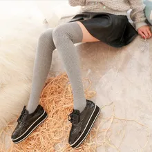 6 пар в партии, 100D, женские дышащие осенне-зимние Хлопковые гольфы, женские гольфы в полоску на весь день