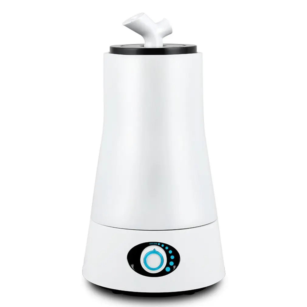 3L Capacity Ultrasonic Humidifier Sprayer 25W White Air Mist Humidifier Silent Aroma Diffuser with 1 or 2 Spray Outlet