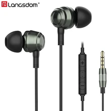 Langsdom AM100 проводные наушники 1BA+ 1DD гибридные наушники в ухо наушники Hifi гарнитура наушники с микрофоном для телефона fone de ouvido