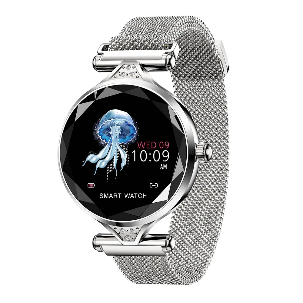 02 BINSSAW Для женщин модные часы Smart Watch крови Давление сердечного ритма монитор наблюдения за сном шагомер роскошные женские умные часы подарок для девочки - Цвет: 02