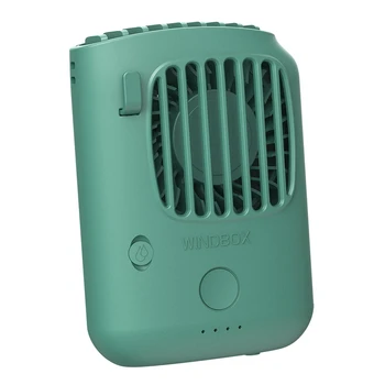 

Hanging Waist Fan, Mini Portable USB Charging Hanging Neck Waist Hanging Type 2000MAh Multi-Function Fan