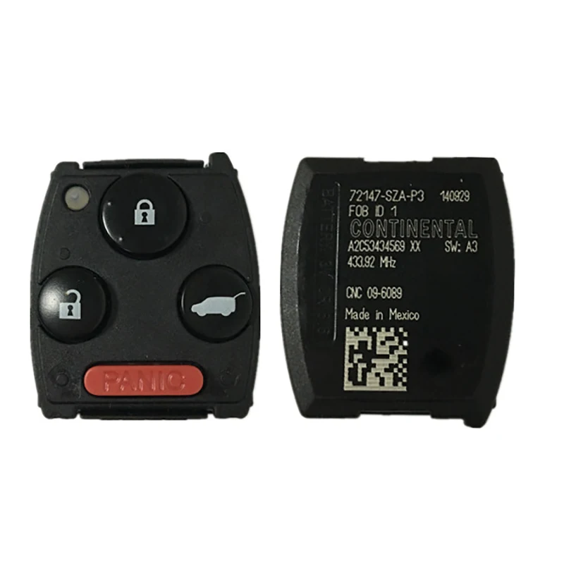CN003115 4 Button Original key For 2009-2016 H-onda Pilot Remote With PCF7941A Chip FCCID Number 72147-SZA-P3 | Автомобили и