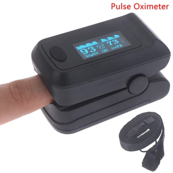 

Fingertip Pulse Oximeter Oximetry Blood Pressure Saturation Monitor