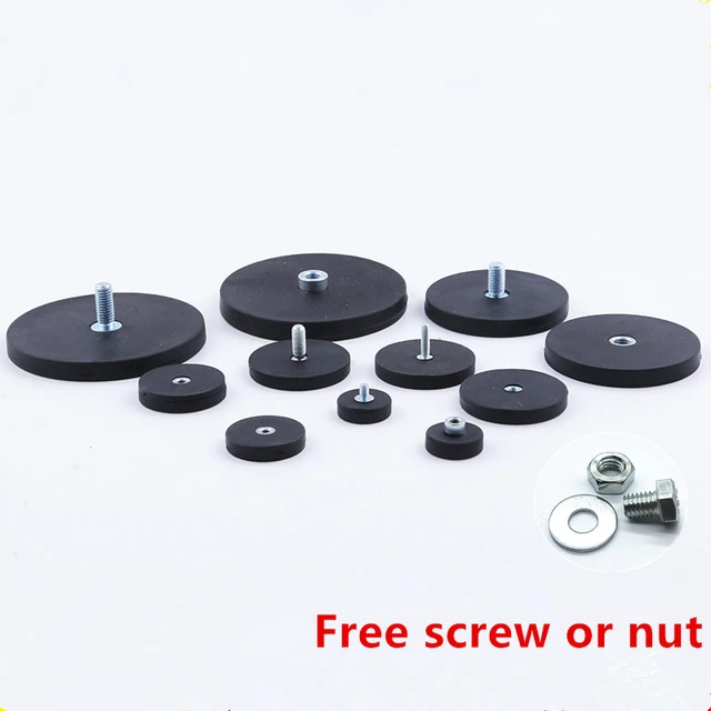 White rubber magnet, Powerful rubberised magnets