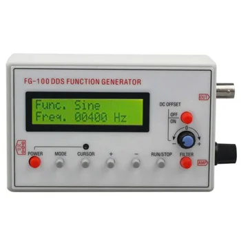 

2* LCD DDS Function Signal Generator Sine Triangle Square Wave Frequency 3.5-10V