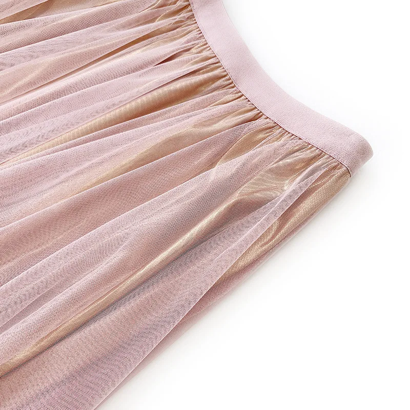 GIGOGOU Асимметричные весенне-летние женские юбки с эластичным поясом, плиссированные юбки с высокой талией, модные юбки для бального платья с металлическим цветом