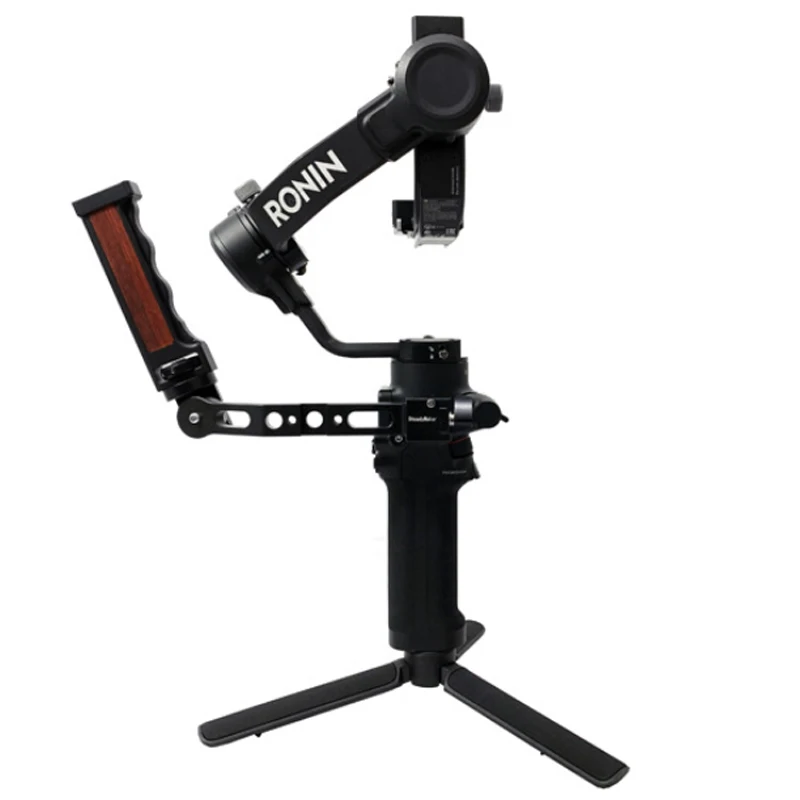 DSLR Camera Stabilizer Ronin S Handle Grip Handgrip for DJI RoninS can Adjust 180 Degree with Cold Shoe Monitor Video Light Mic