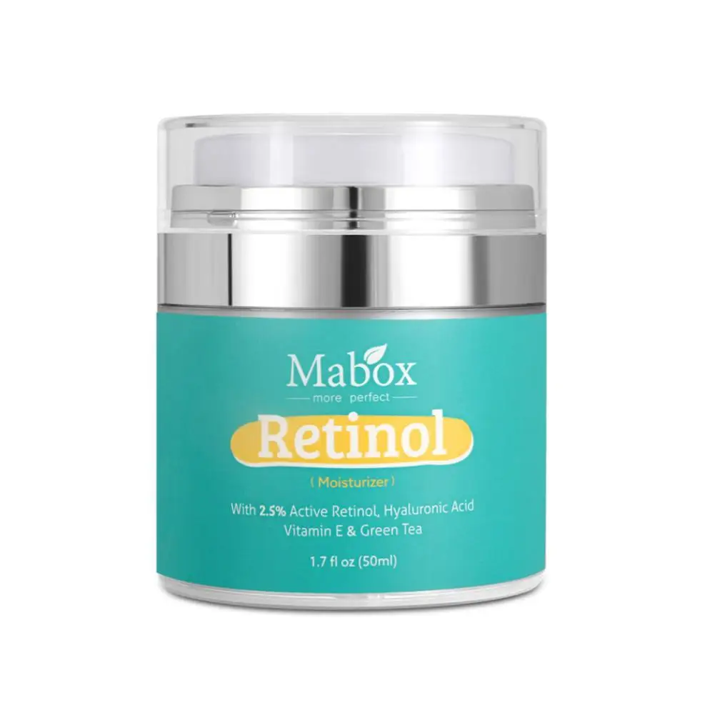 

Mabox Retinol Moisturizer Face Cream Vitamin E Collagen Retin Anti Aging Wrinkles Acne Hyaluronic Acid Serum