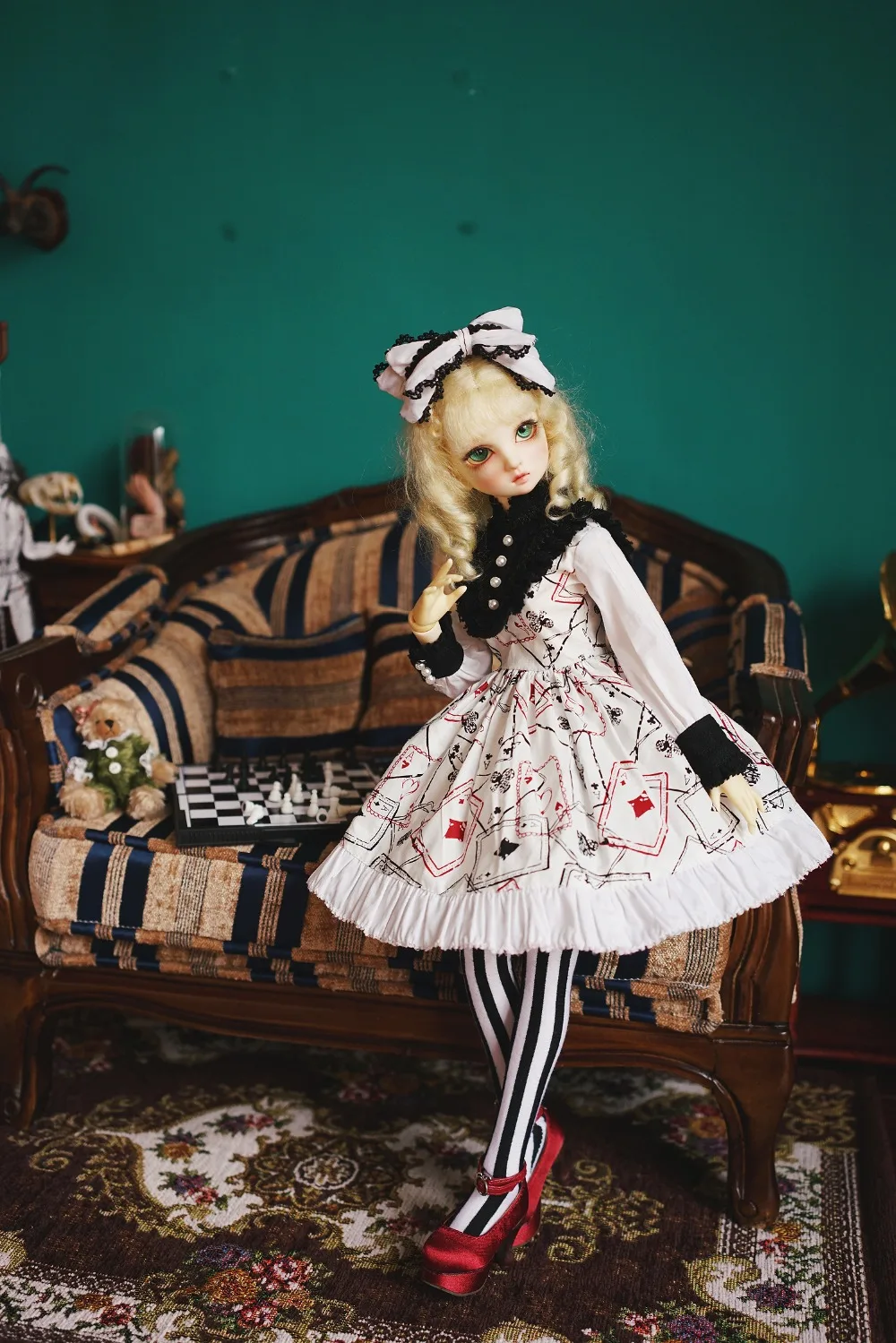 BJD куклы одежда карты Лолита платье для 1/3 1/4 1/6 игрушки аксессуары платье Игрушки для девочек