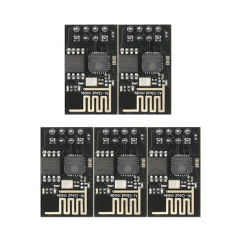 

Hot 5pcs ESP8266 ESP-01 Mini Wireless Serial Transceiver Module for Arduino
