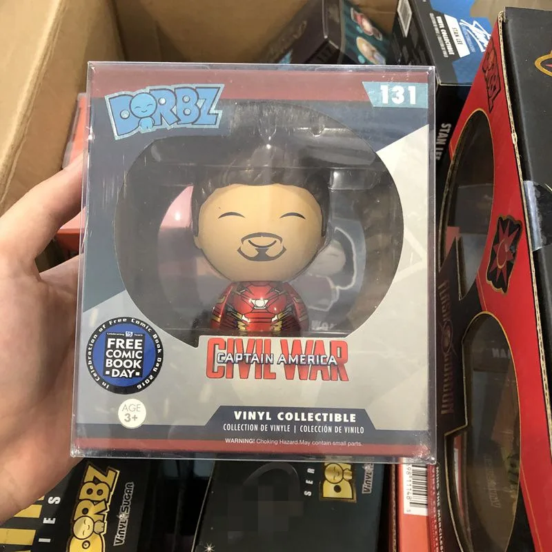 Официальный Funko Dorbz Civil War - Iron Man Tony Stark Виниловая фигурка Коллекционная модель