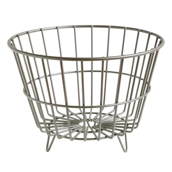 

Wrought Iron Fruit Basket European Style Simple Household Fruit Plate Vegetable Bowl Desktop Snack Plate Desktop Organizer