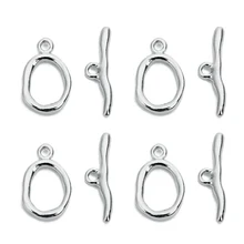 

New Irregular Curved OT Clasps Toggle Clasps Connectors For Bracelet Necklace Crafts Making Jewelry Making Supplies Wholesale