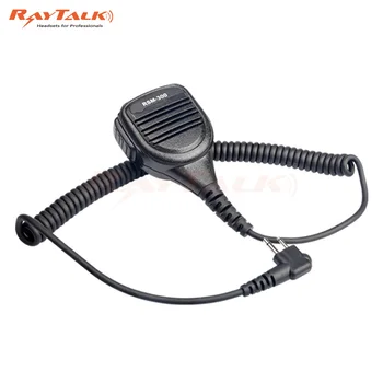 

Walkie Talkie Speaker Microphone PTT Mic with 3.5mm Earpiece Jack for Two Way Radio
