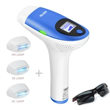 MLAY T3 IPL лазерная система удаления волос для лица и тела для удаления волос+ омоложение кожи+ очистка от акне для домашнего использования