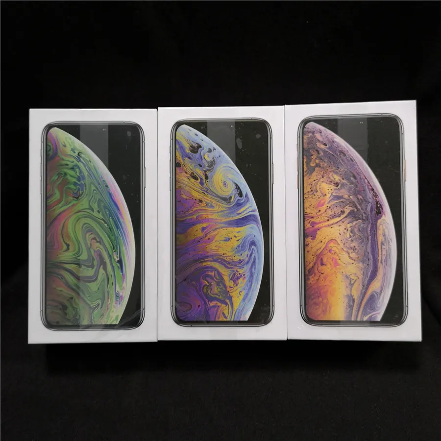

1pcs US EU UK Version Mobile phone box Retail Empty packaging for iPhone xs xs max without Accessories With manual Sticker